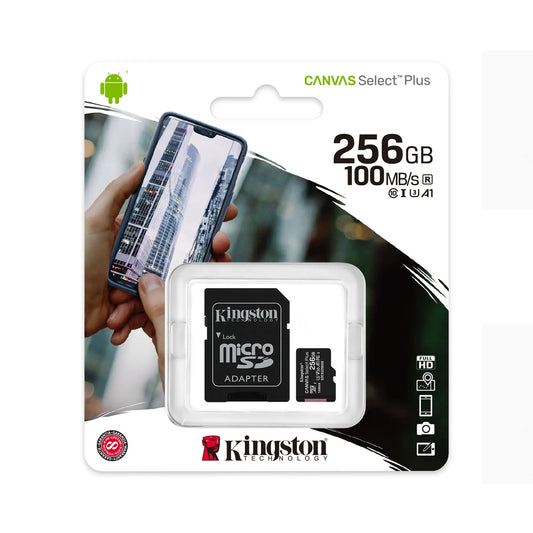 256GB micSDXC Canvas Select Plus 100R A1