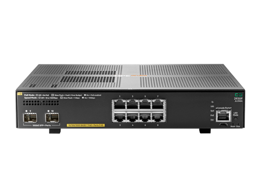 2930F 8G POE+ 2SFP+ SWCH