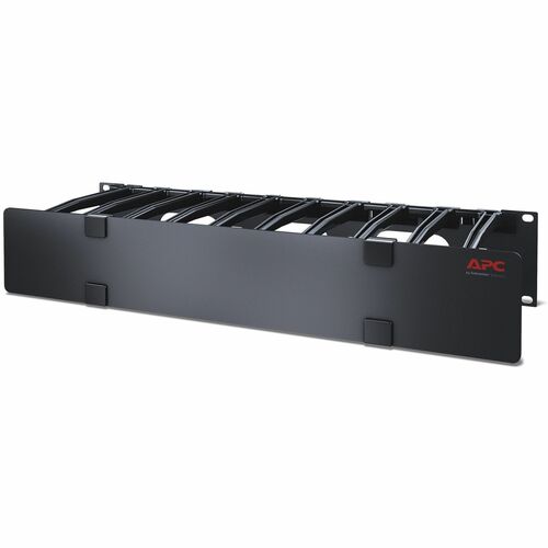 2U HORIZONTAL CABLE MANAGER 6IN FINGERS