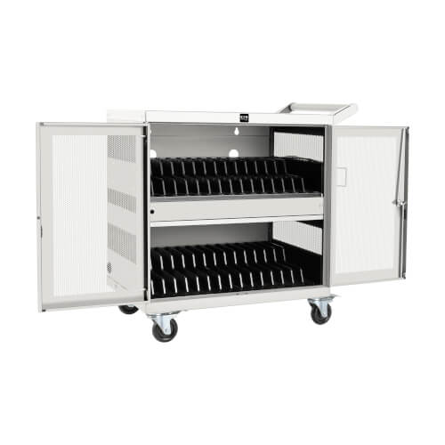 32-Device USB Charging Station Cart with