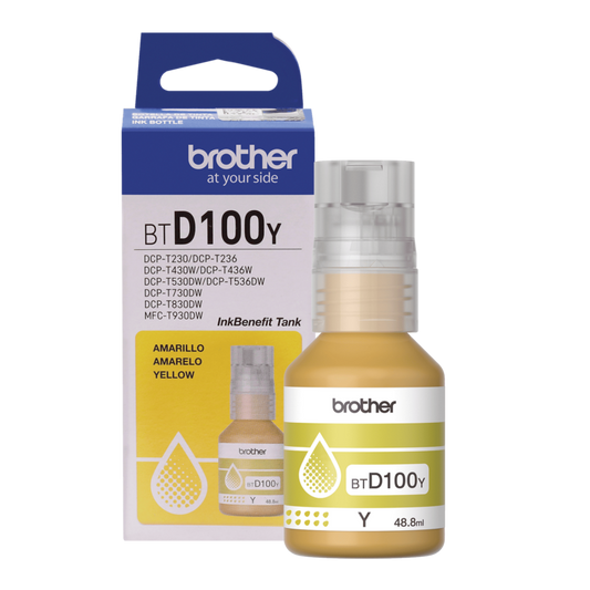 BOTELLA DE TINTA AMARILLA BTD100Y