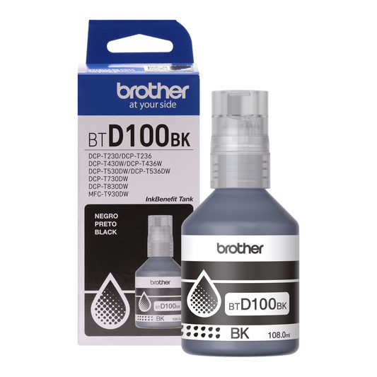 BOTELLA DE TINTA NEGRA BTD100BK