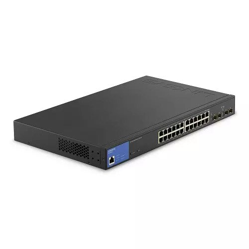 LINKSYS LGS328PC 24X GBE POE + LAN 4X SF