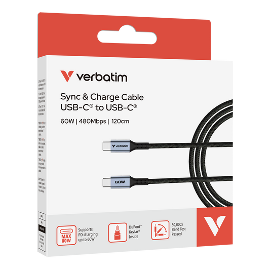 SYNC & CHARGE USB C TO USB C 60W 120 CM