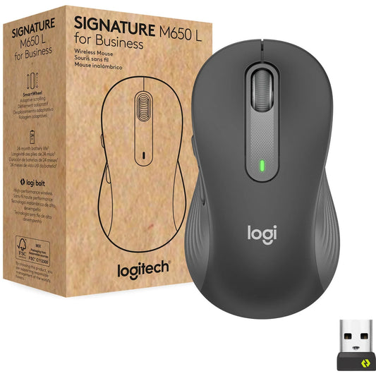 Signature M650 Large Wireless Mouse Grap