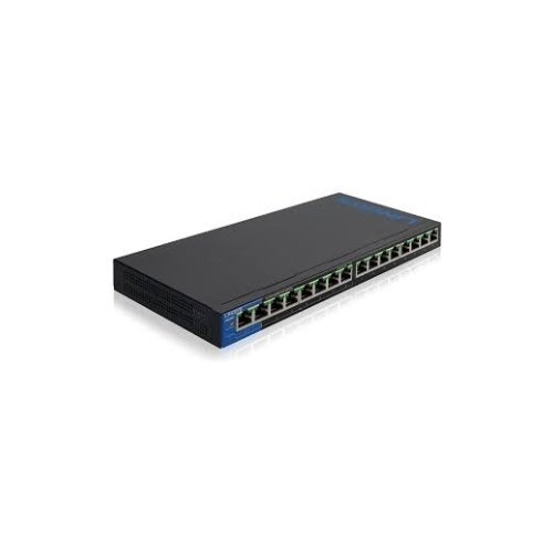 Switch 16 puertos Gigabit Ethernet 8 pto