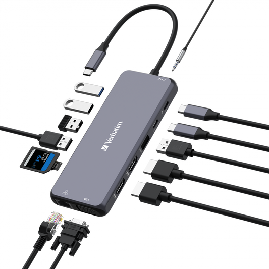 USB-C# Pro Multiport Hub CMH 14 # 14 Por