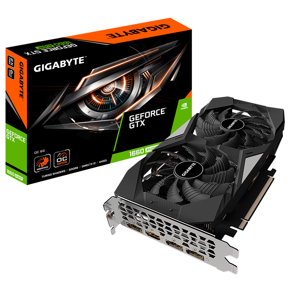 Gigabyte GTX 1660 SUPER OC 6GB DUAL FAN Nvidia