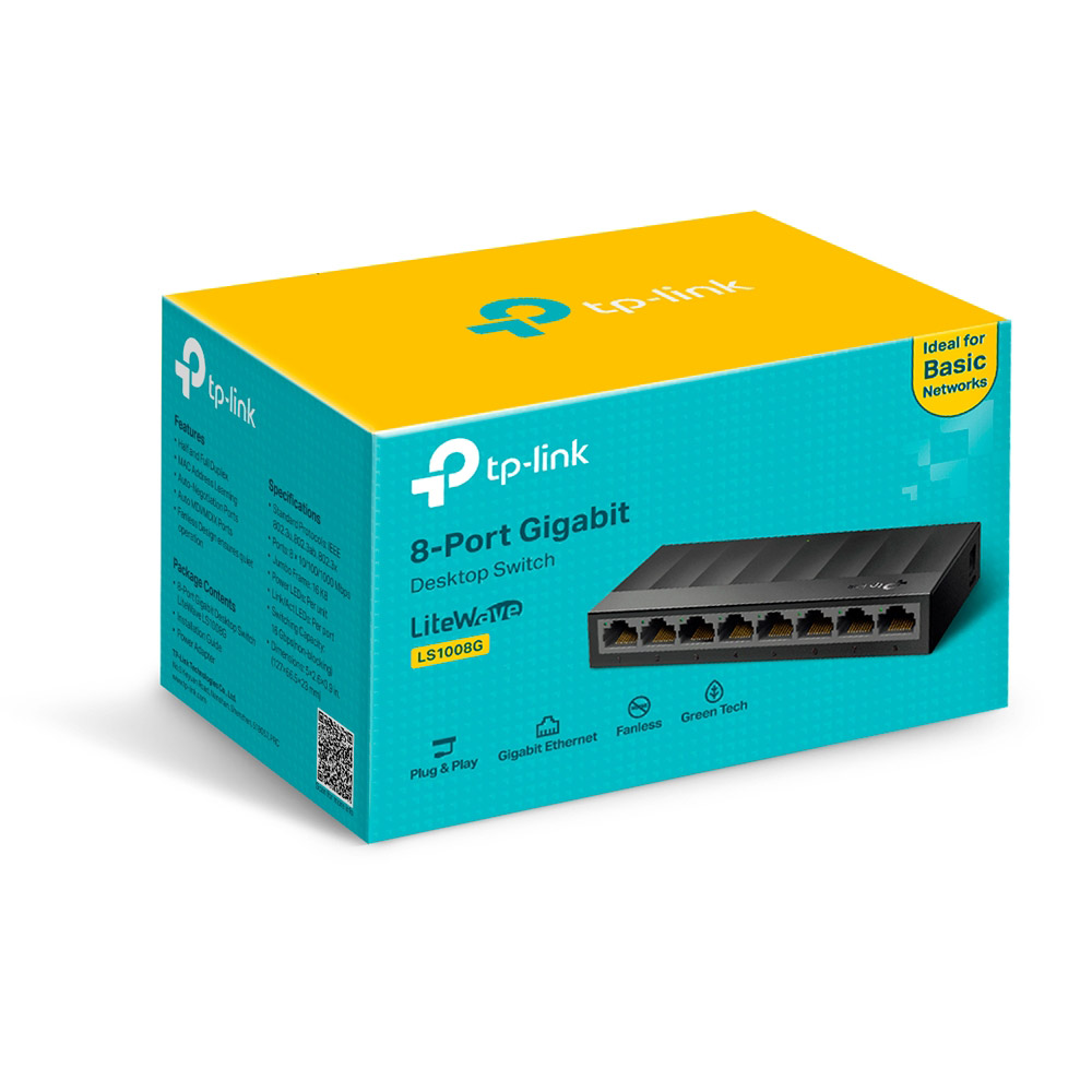 SWITCH 8 PUERTOS LS1008G 2