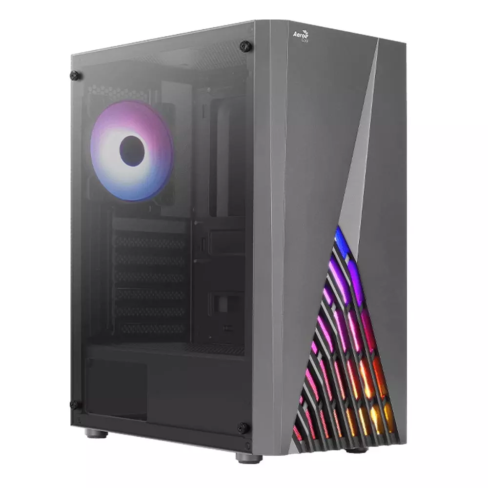 gabinete aerocool delta 1fan rgb