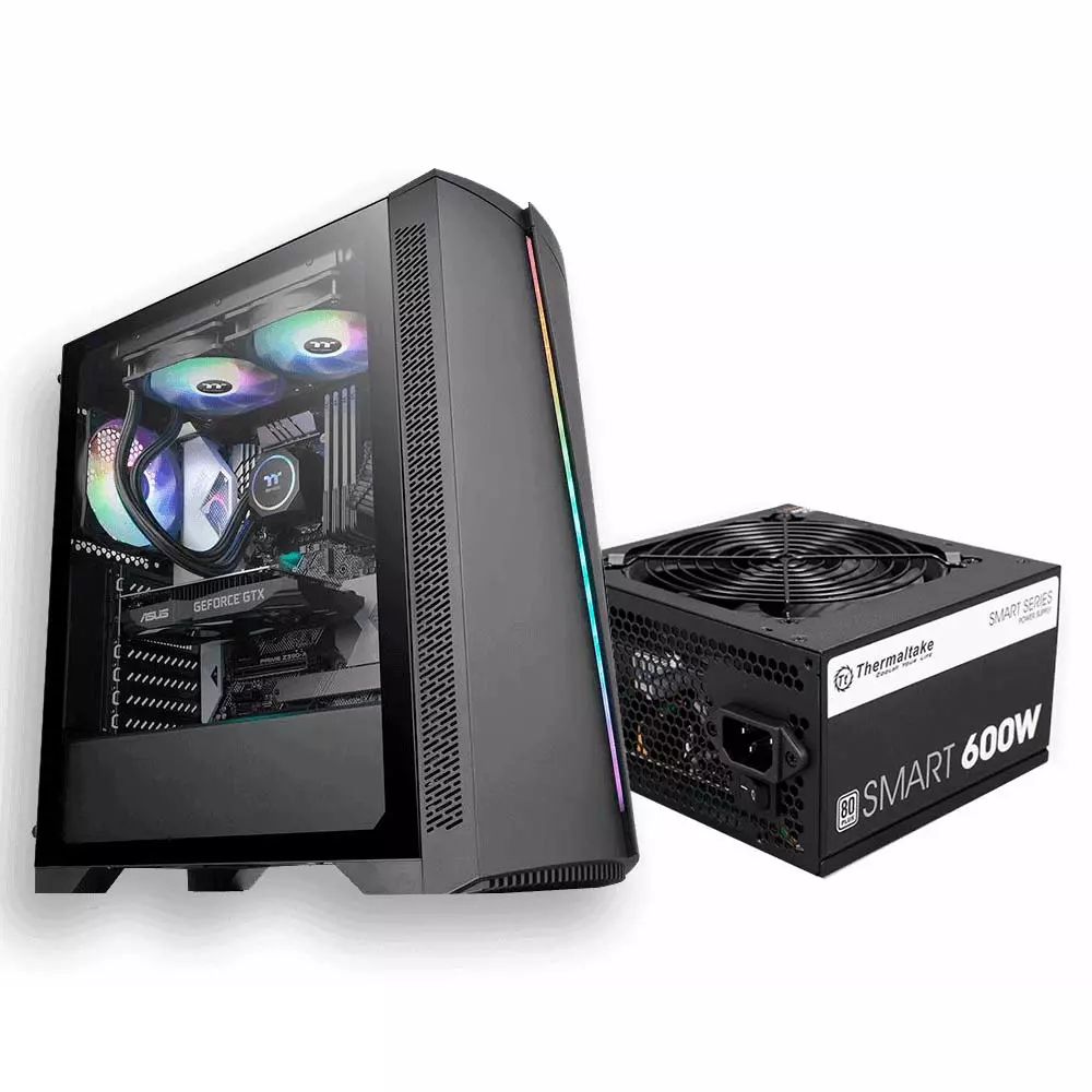 Gabinete h350 fuente psu 600w 80 blanco 2 3