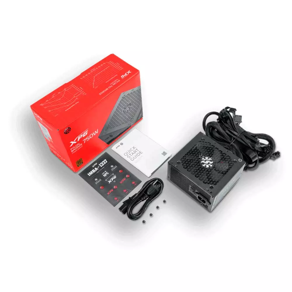 fuente de poder 750w xpg 80 bronze 2