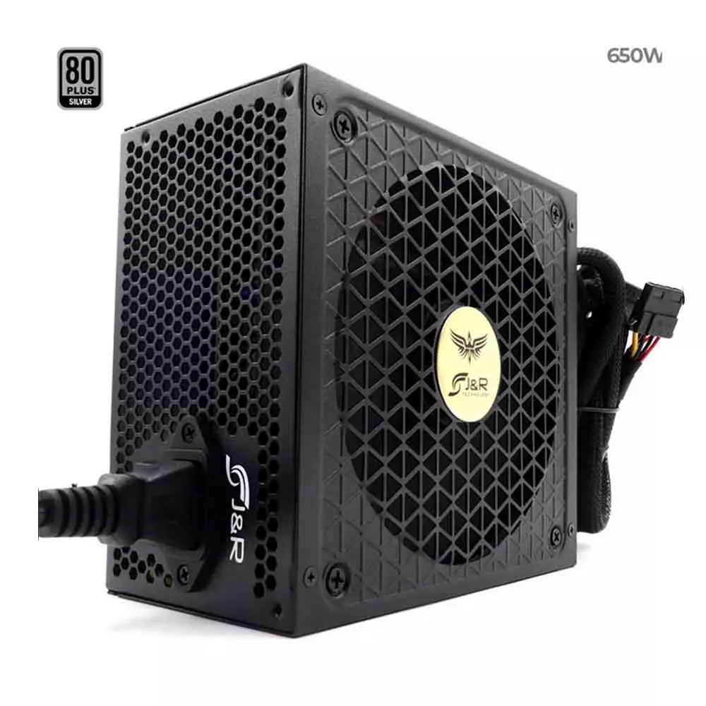 fuente de poder gamer 650w jyr 80 gris 2