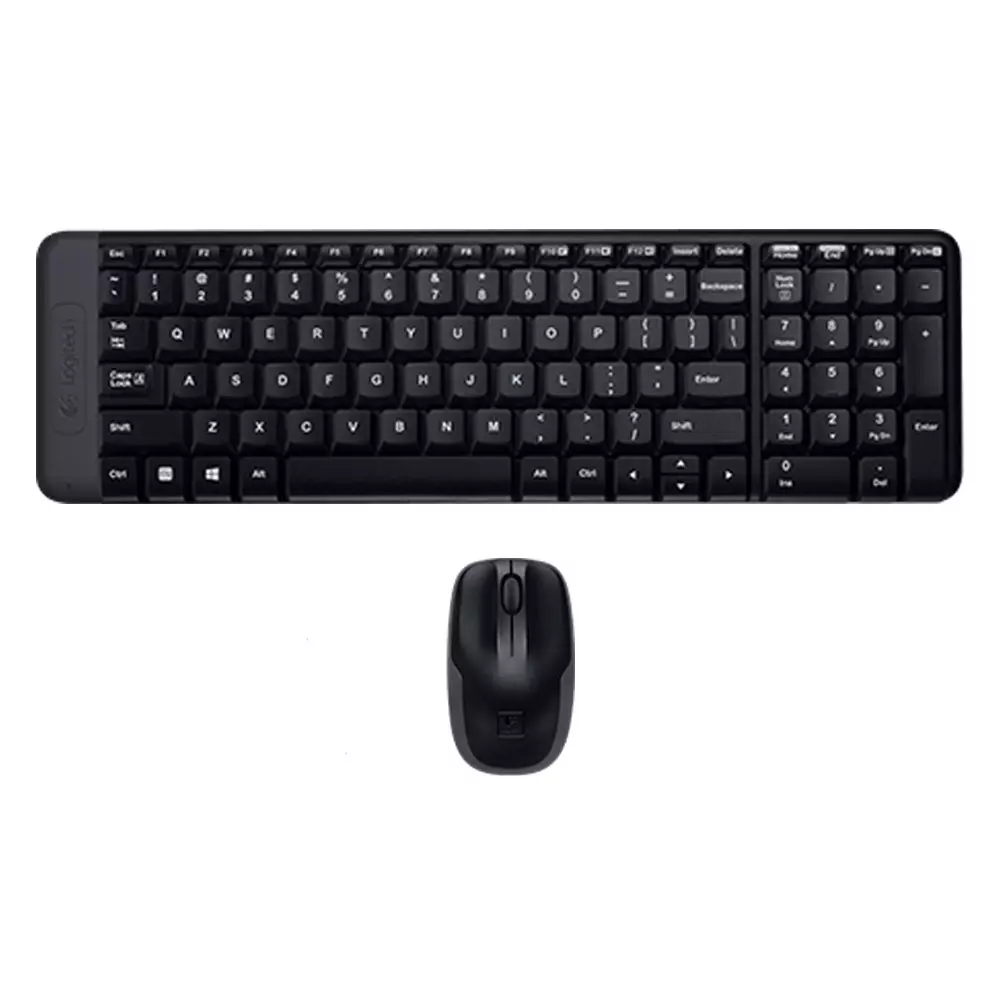 combo teclado mouse logitech mk220