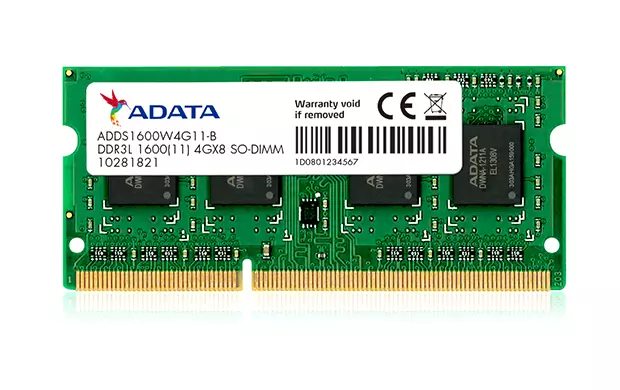 ram portatil ddr3l 8gb 1600 adata iva