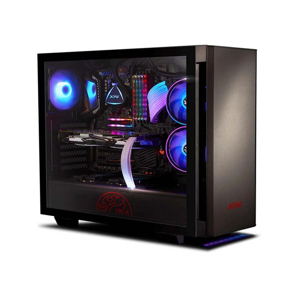 Gabinete XPG Invader Gamer Negro 2 FAN iva 2