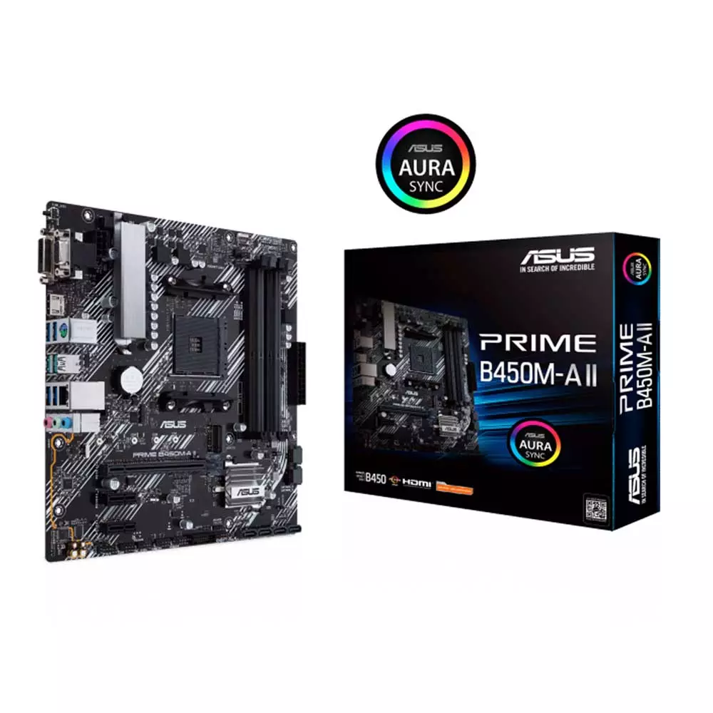 motherboard asus prime b450m a ii am4